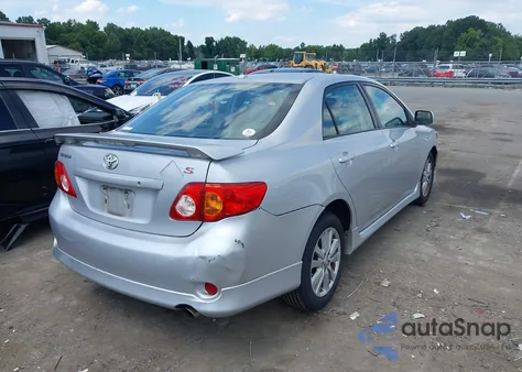 2010 Toyota Corolla S from USA, damaged, VIN 2T1BU4EE8AC493569
